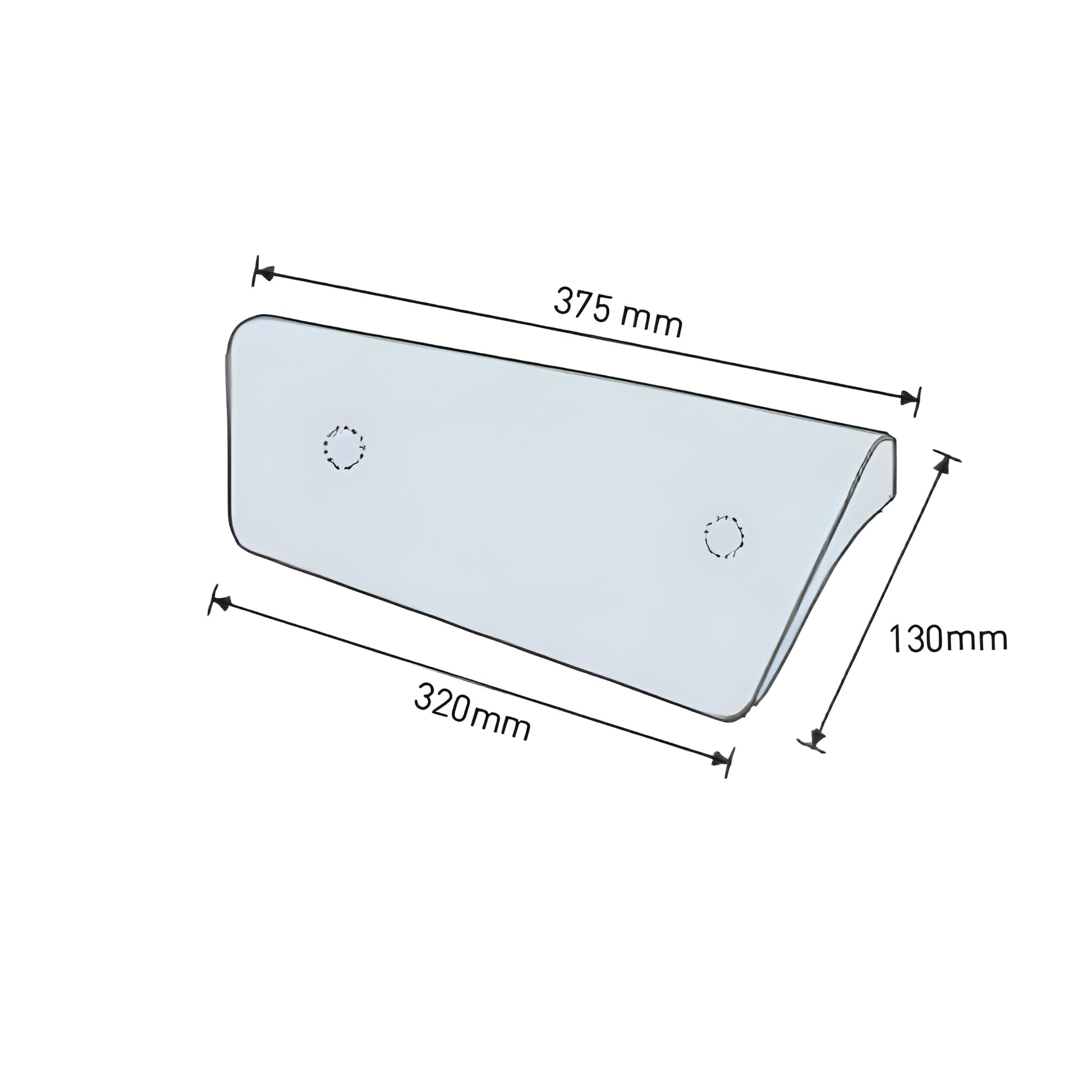 DECINA FIORE BATH PILLOW HEADREST 375MM BLACK