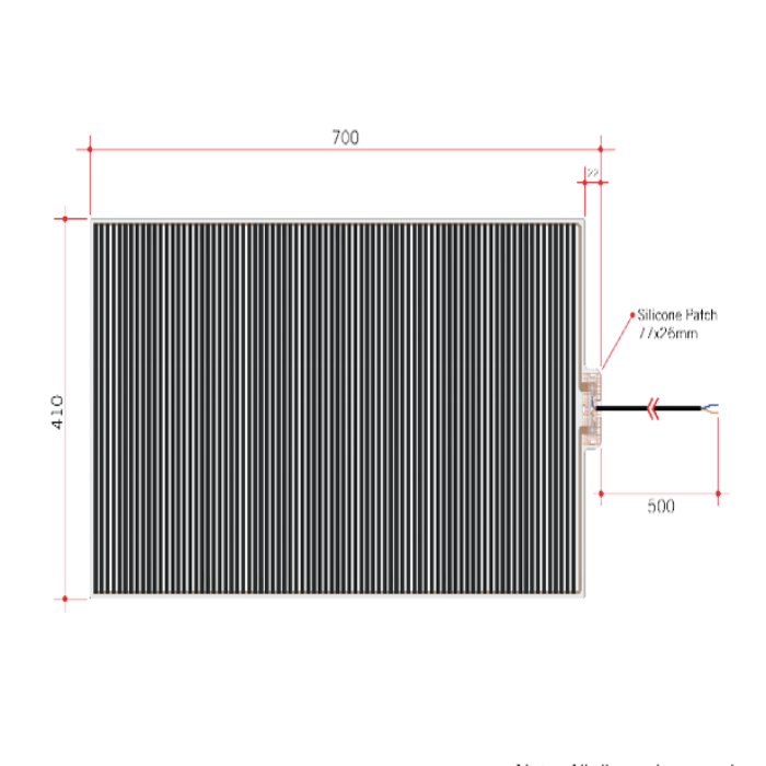 THERMOGROUP ABLAZE RECTANGLE 25MM BEVEL EDGE MIRROR WITH DEMISTER 750X900MM
