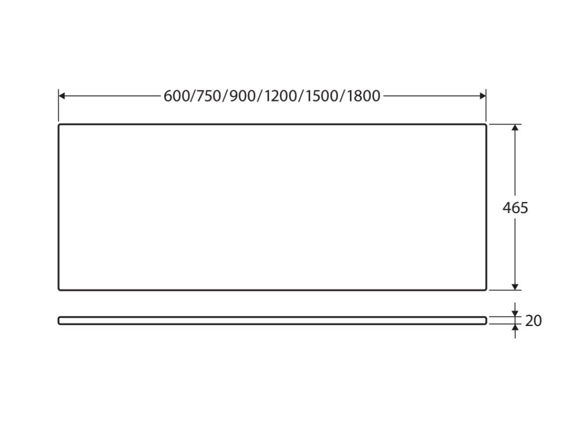 FIENZA BIANCO MARBLE SILICA FREE RECTANGULAR STONE BENCHTOP (AVAILABLE IN 600MM, 750MM, 900MM, 1200MM, 1500MM AND 1800MM)