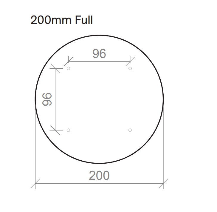 TIMBERLINE DISC HANDLE FULL CUSTOM COLOURS (AVAILABLE IN 100MM AND 200MM)