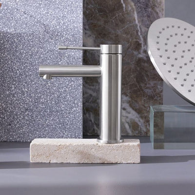 PHOENIX VIVID SLIMLINE LEAD FREE SS 316 BASIN MIXER STAINLESS STEEL