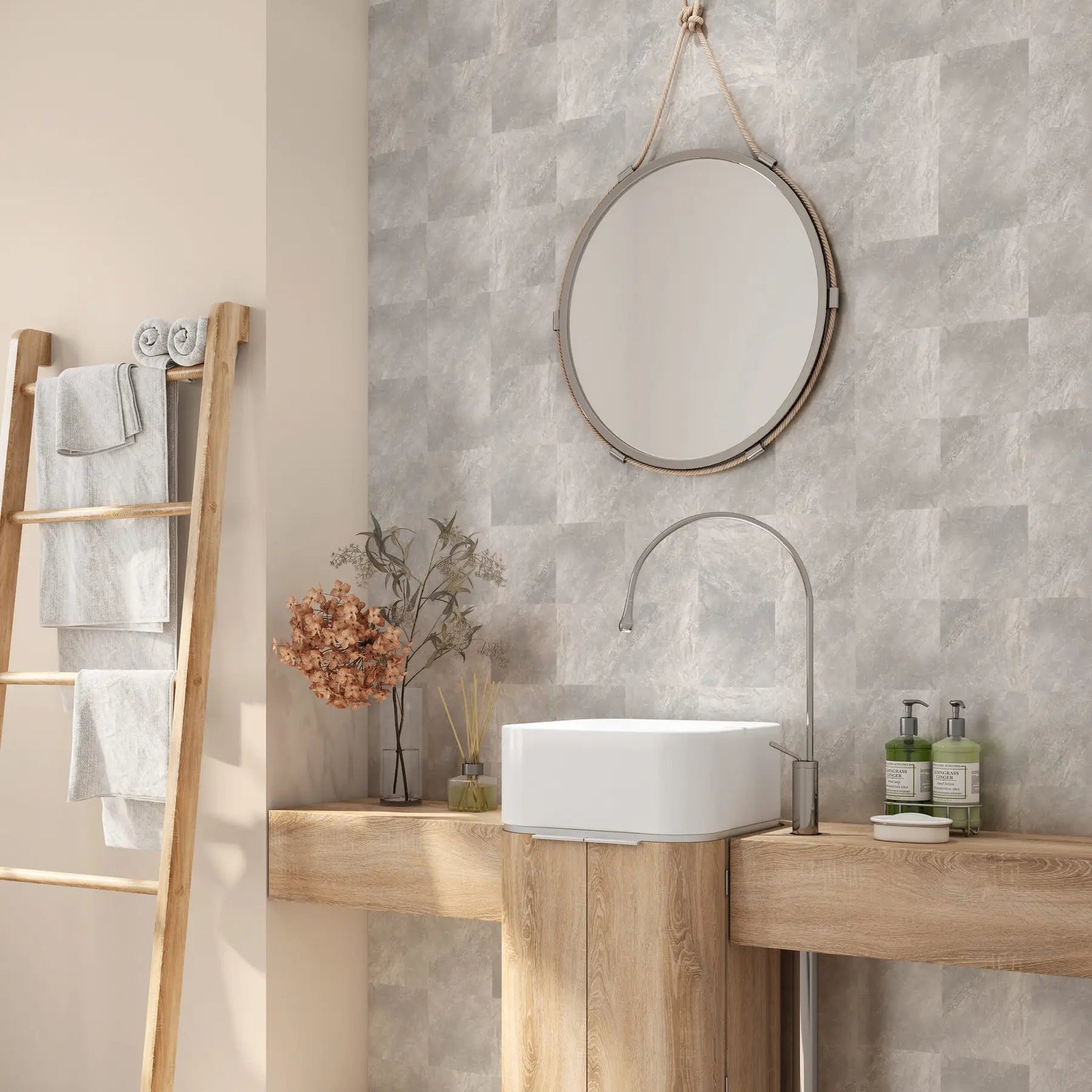 ELITE STONE 2.0 GREY MATTE EXTERNAL 500X500MM SQUARE TILE (PER BOX)