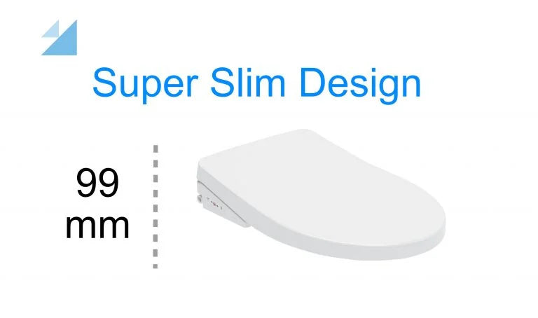 DIB N COLLECTION ULTRA SLIM BIDET WITH REMOTE CONTROL GLOSS WHITE