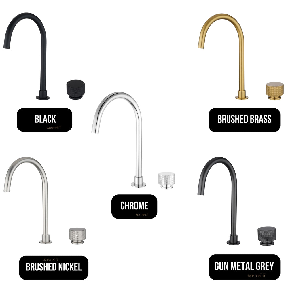 AQUAPERLA MOON SWIVELBASIN MIXER 360MM BLACK