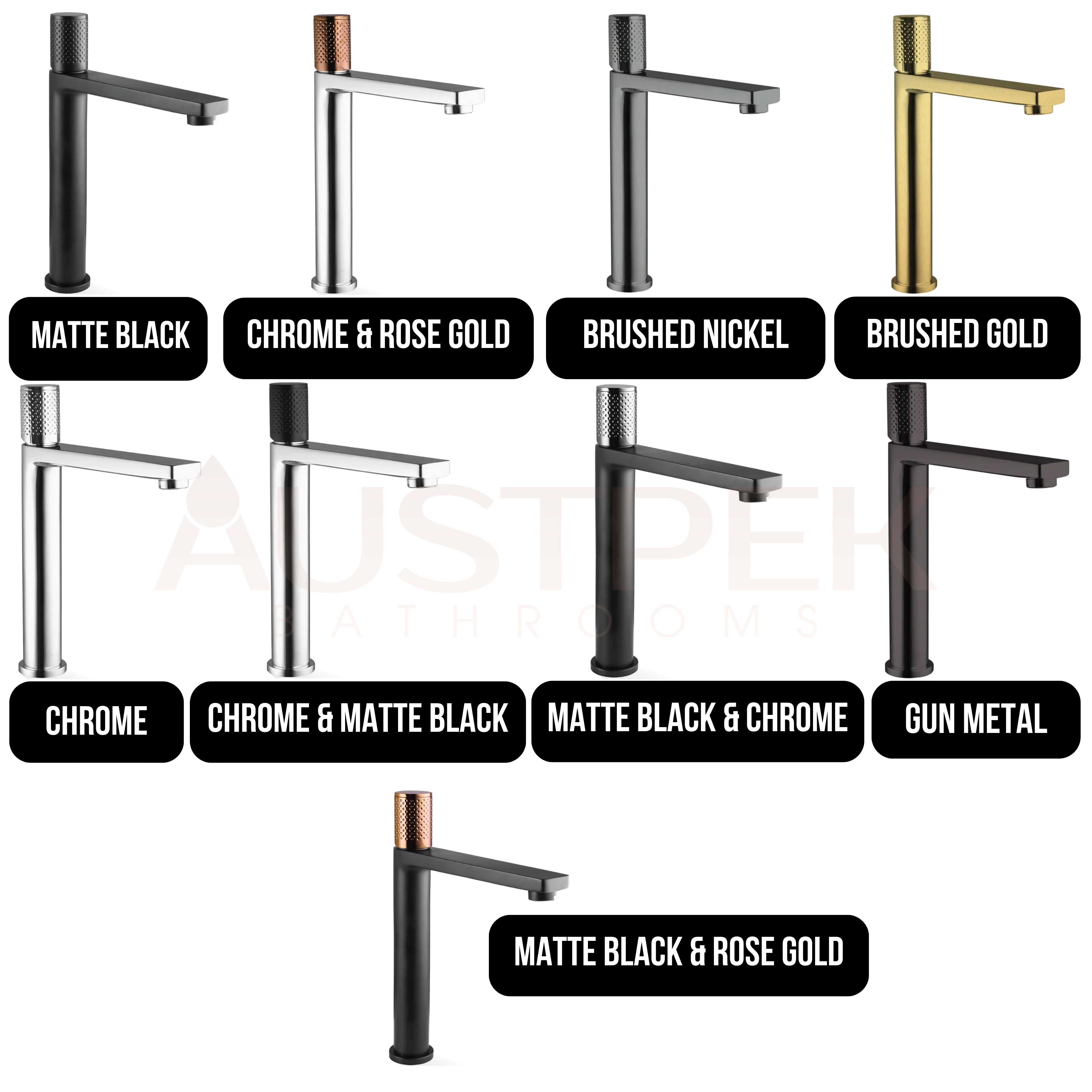 LINKWARE GABE HIGH RISE MIXER CHROME AND ROSE GOLD