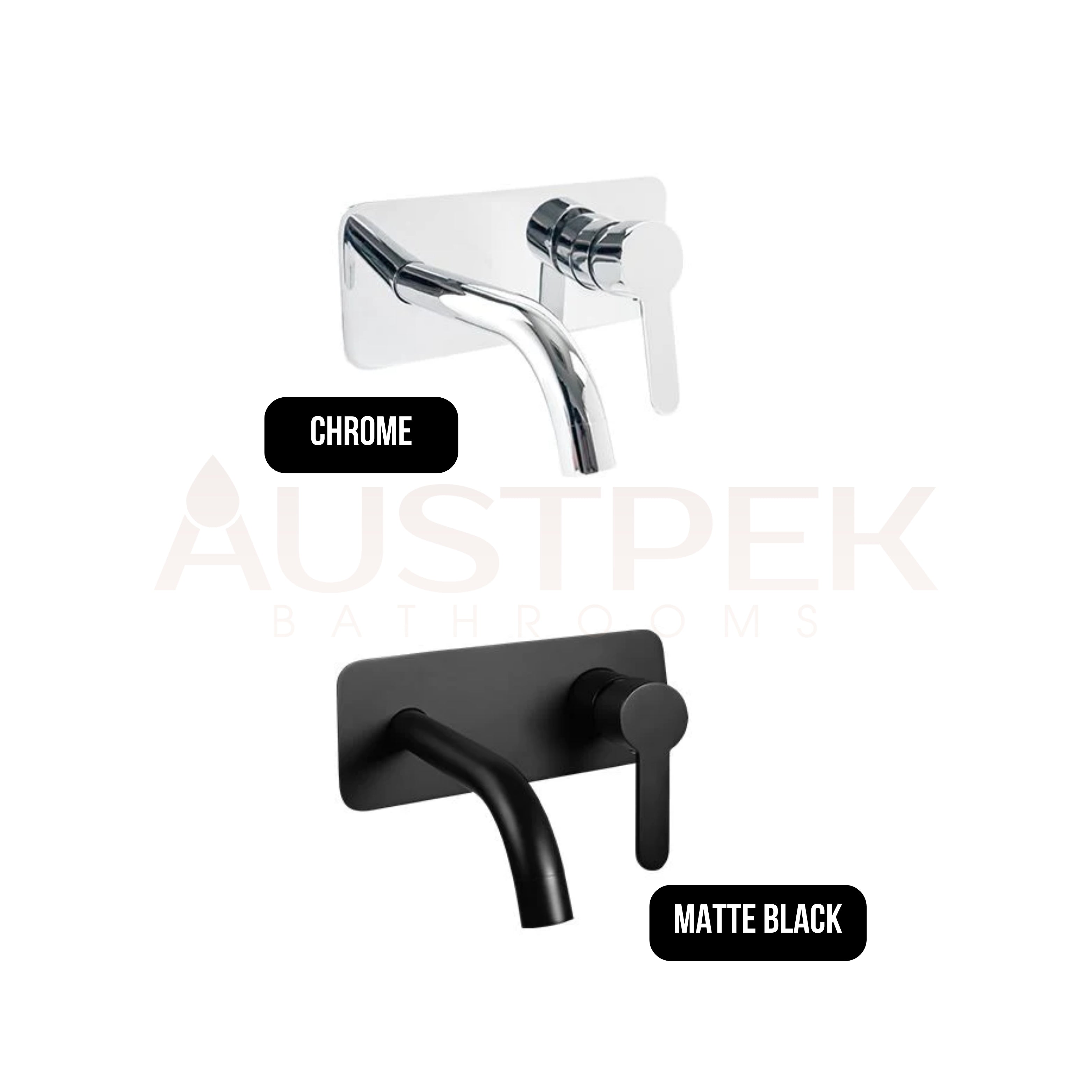 LINKWARE LOUI WALL OUTLET MIXER 200MM CHROME