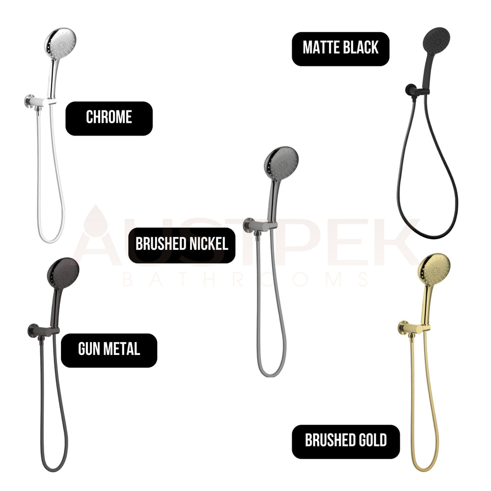 LINKWARE LOUI HAND SHOWER WITH WALL OUTLET BRUSHED NICKEL