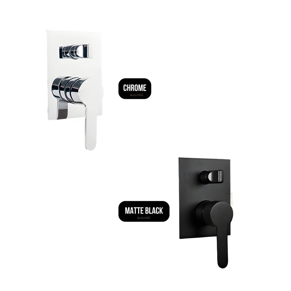 LINKWARE LOUI SHOWER DIVERTER MIXER 140MM CHROME