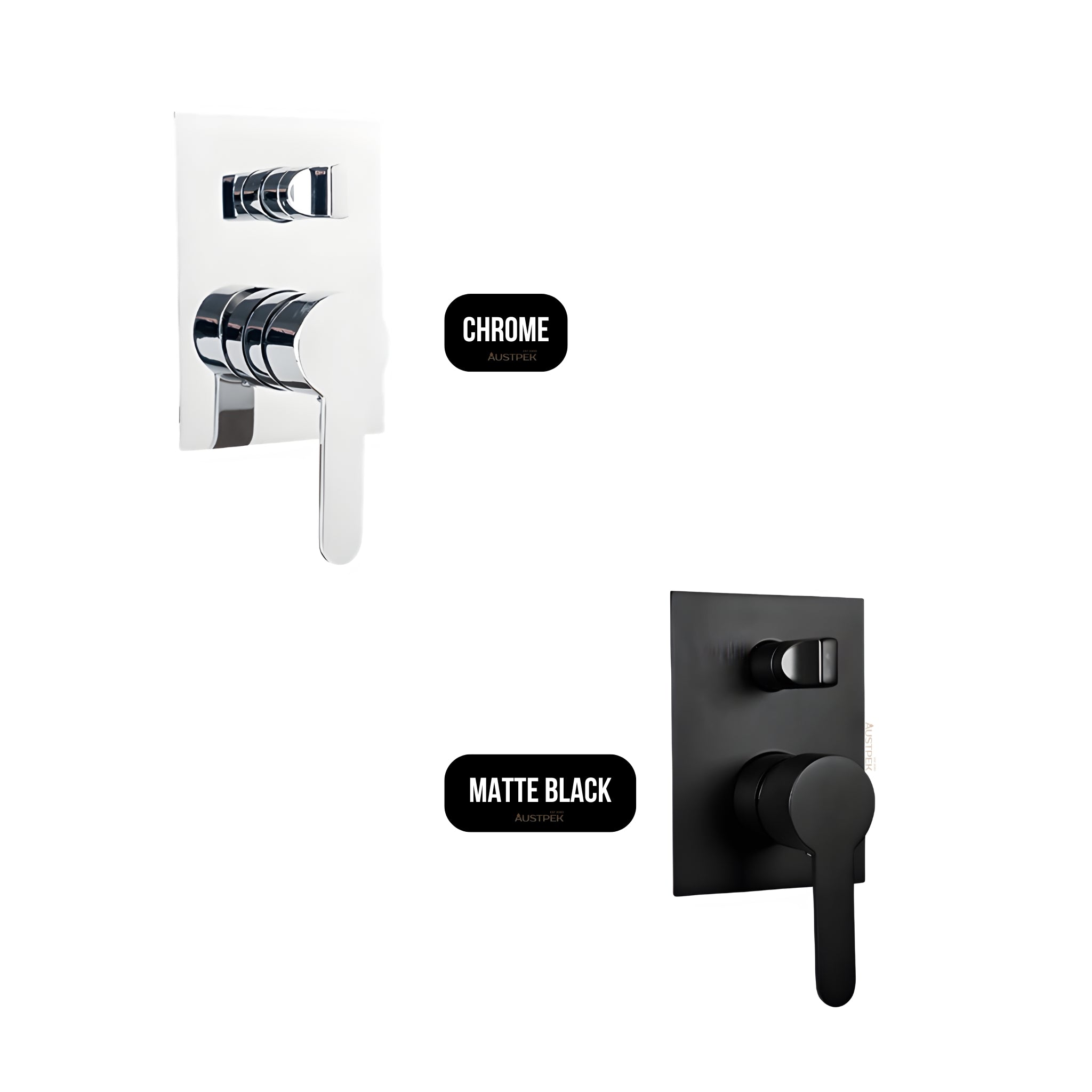 LINKWARE LOUI SHOWER DIVERTER MIXER 140MM CHROME