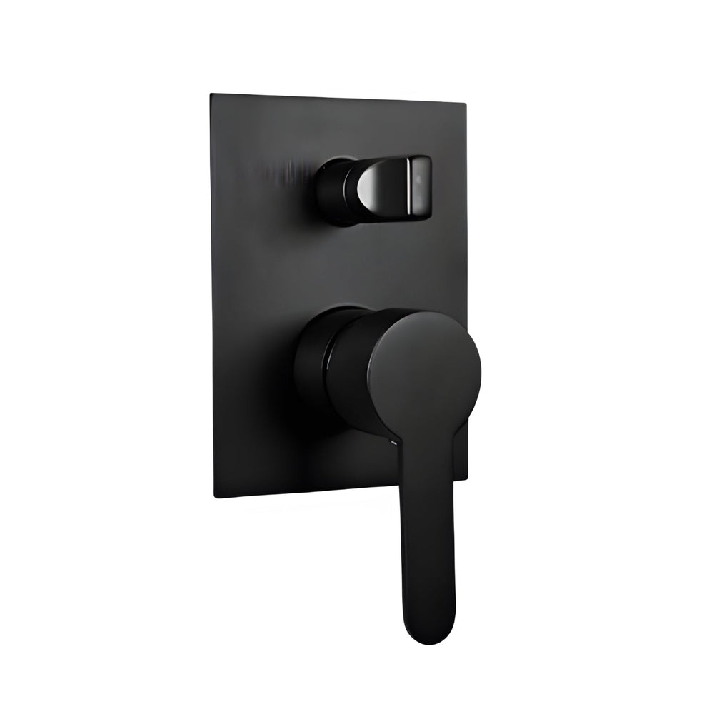 LINKWARE LOUI SHOWER DIVERTER MIXER 140MM MATTE BLACK