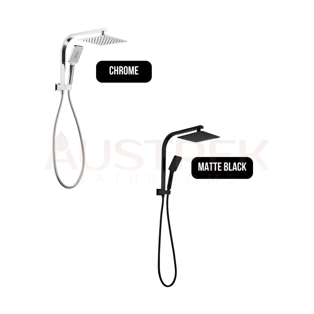 LINKWARE LIBERTY TWIN SHOWER SYSTEM MATTE BLACK