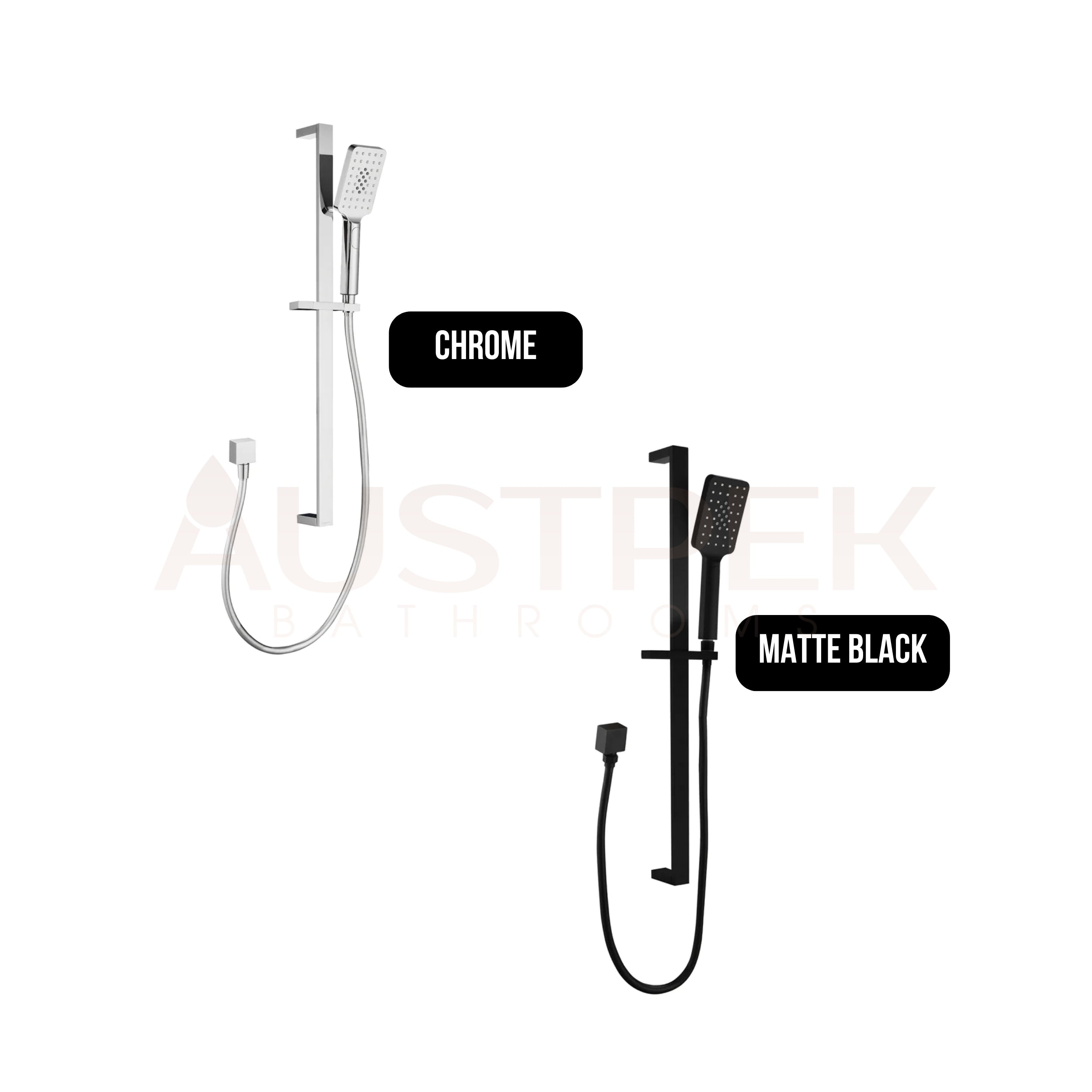 LINKWARE LIBERTY HAND SHOWER ON RAIL MATTE BLACK