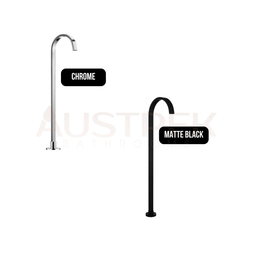 LINKWARE LIBERTY FREE STANDING BATH SPOUT MATTE BLACK