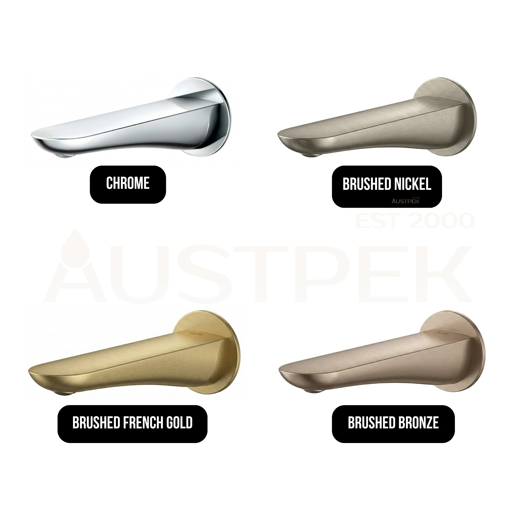 TOTO GO BATH SPOUT 175MM CHROME