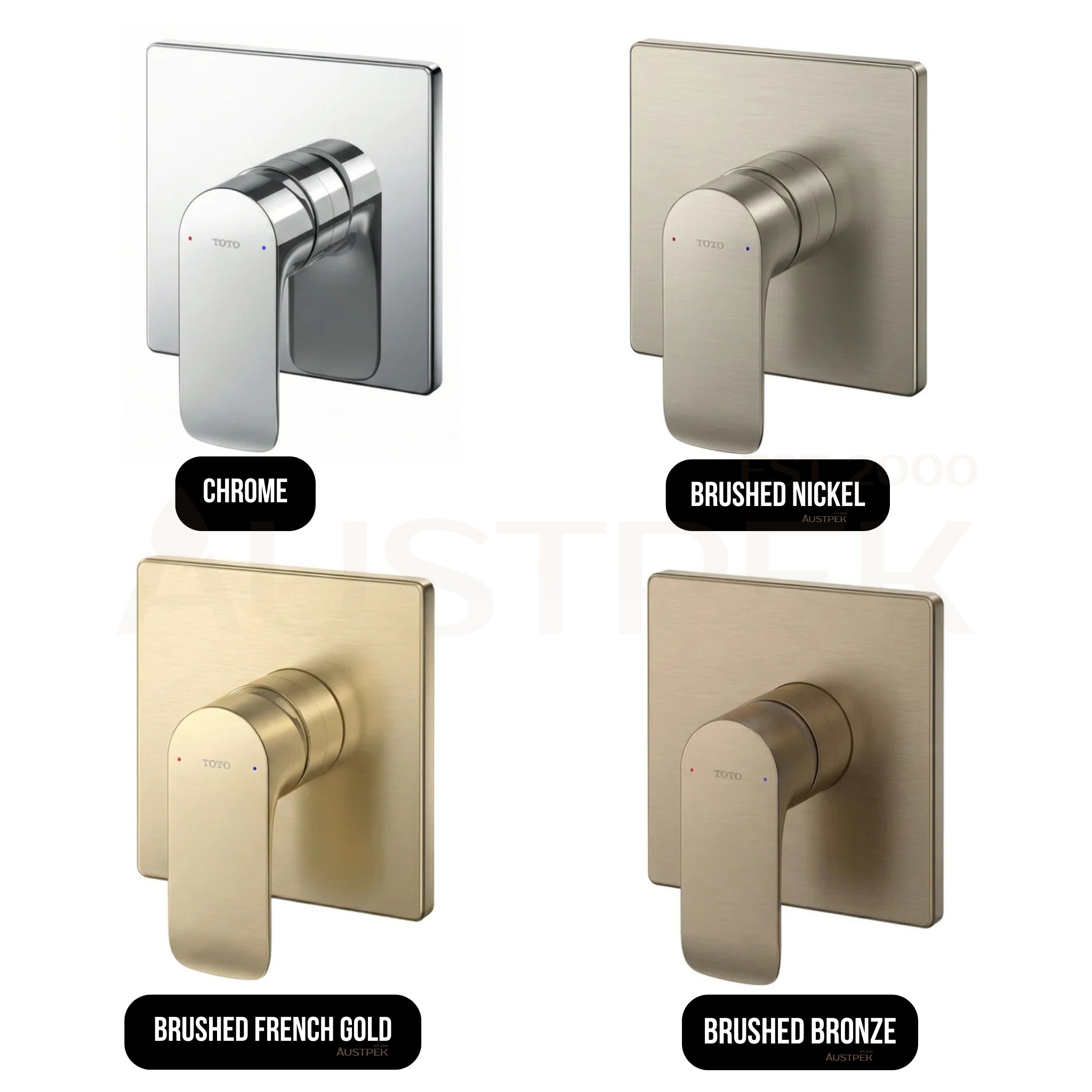 TOTO GA WALL MIXER FULL KIT 130MM CHROME