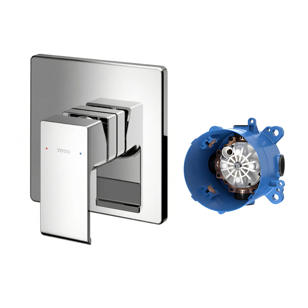 TOTO GC WALL MIXER FULL KIT 130MM CHROME