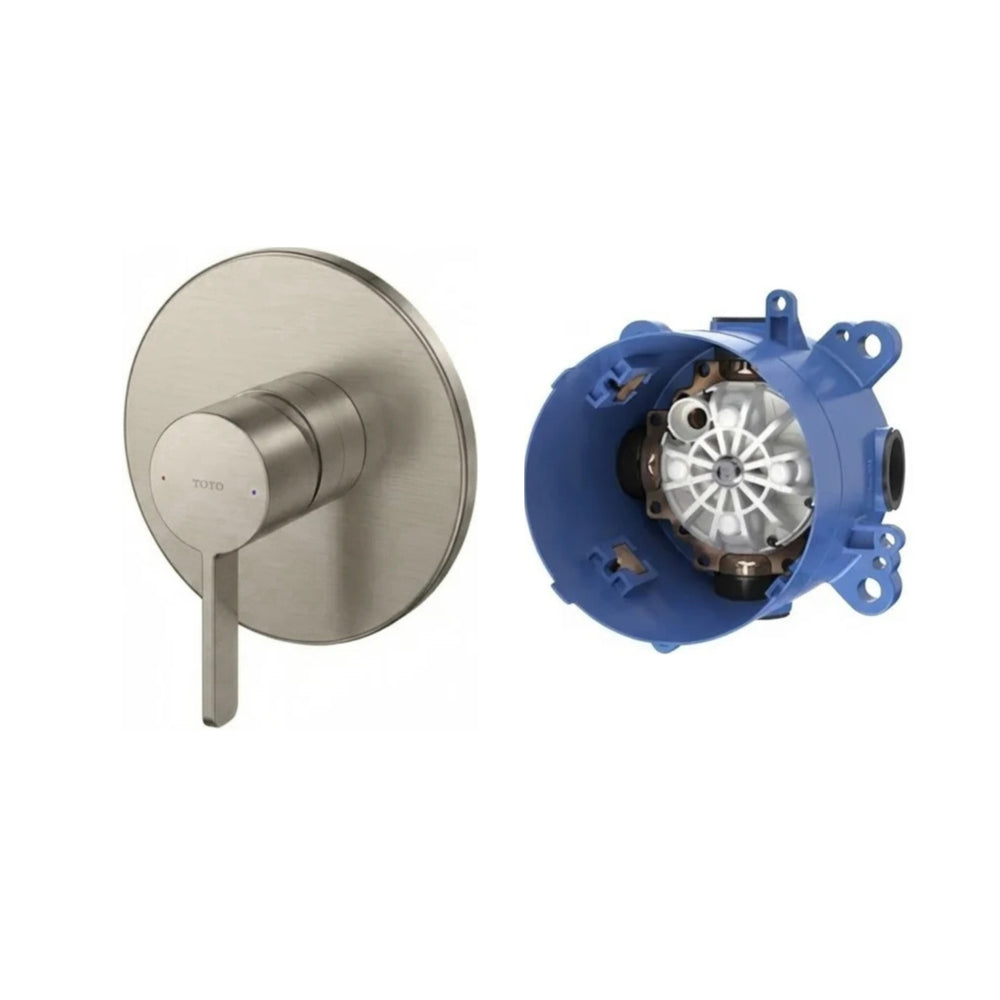 TOTO GF SINGLE LEVER SHOWER MIXER FULL KIT BRUSHED NICKEL