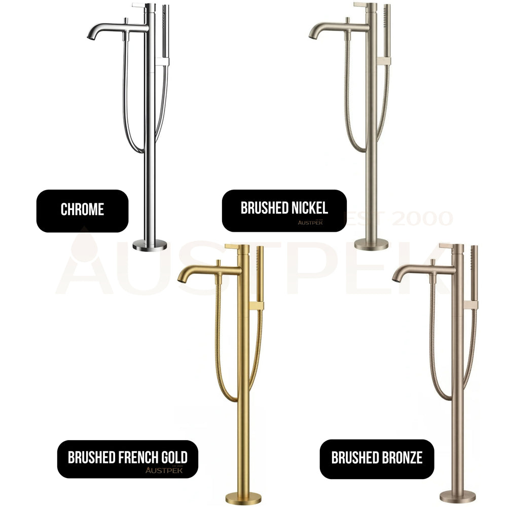 TOTO GF FREESTANDING BATH MIXER WITH HAND SHOWER CHROME