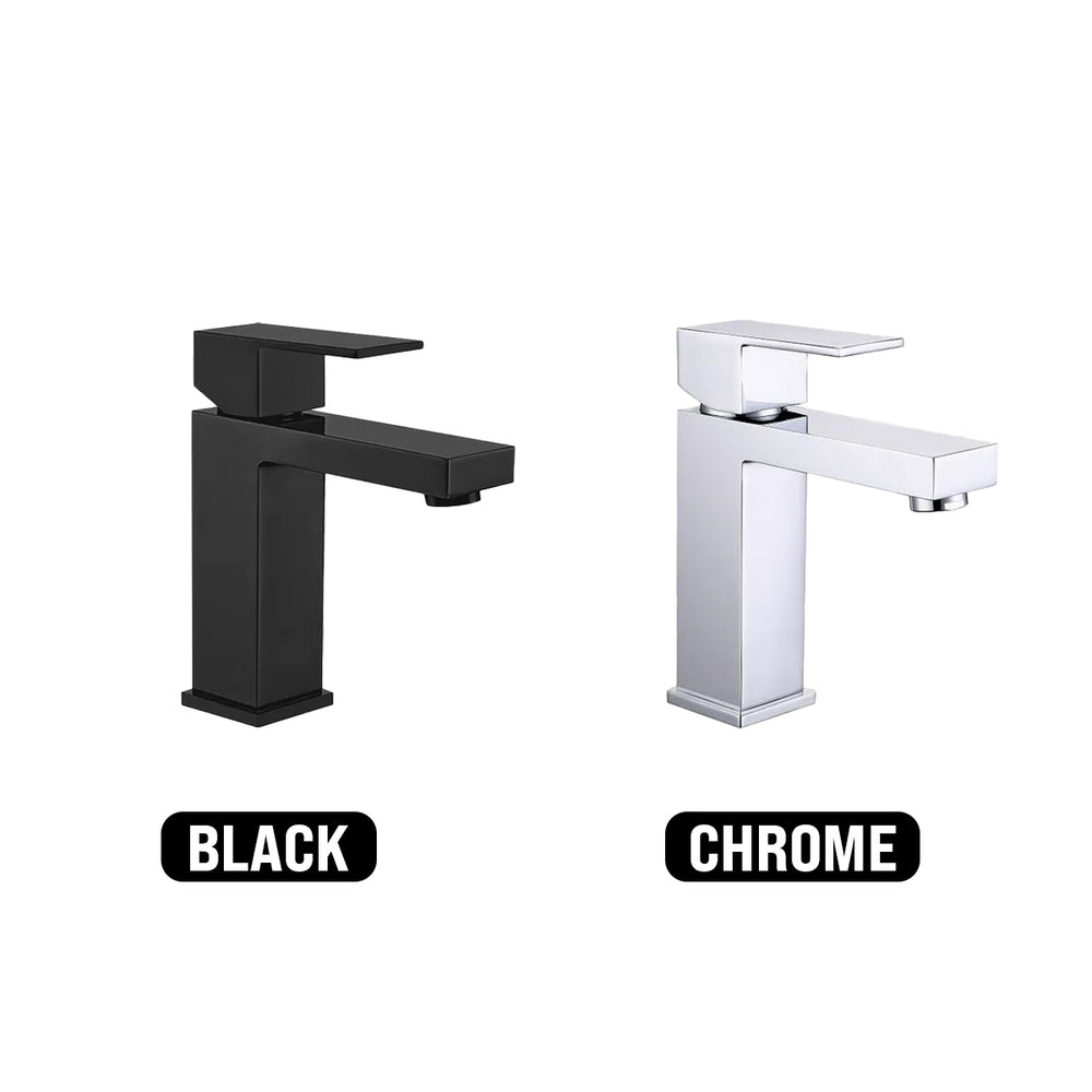 INSPIRE TARAN SQUARE BASIN MIXER MATTE BLACK