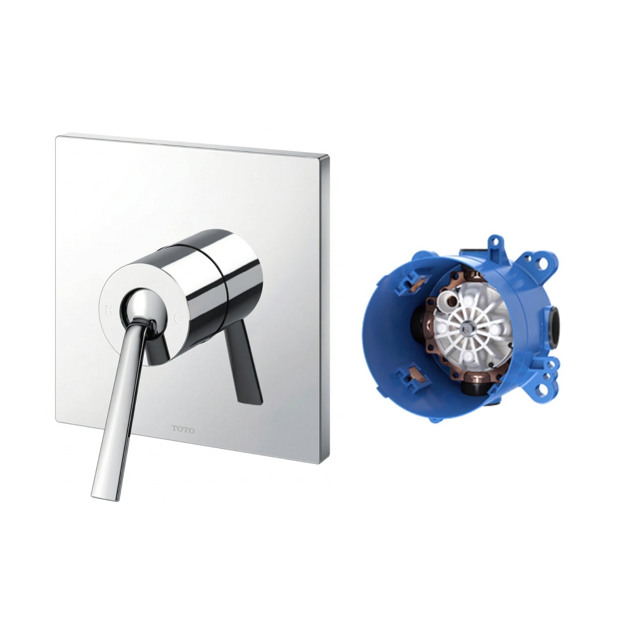 TOTO Z WALL MIXER FULL KIT 135MM CHROME