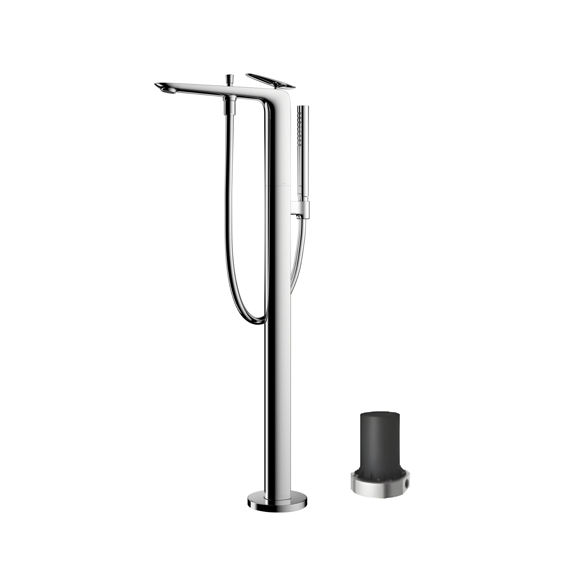 TOTO ZA FREESTANDING BATH MIXER WITH HAND SHOWER CHROME