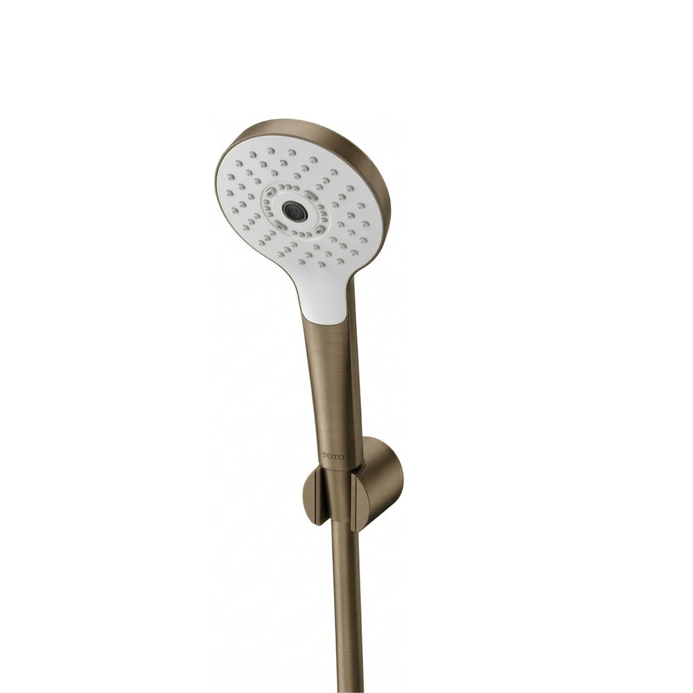 TOTO G SELECTION ROUND 1-MODE HAND SHOWER WITH HOSE 110MM BRUSHED BRONZE