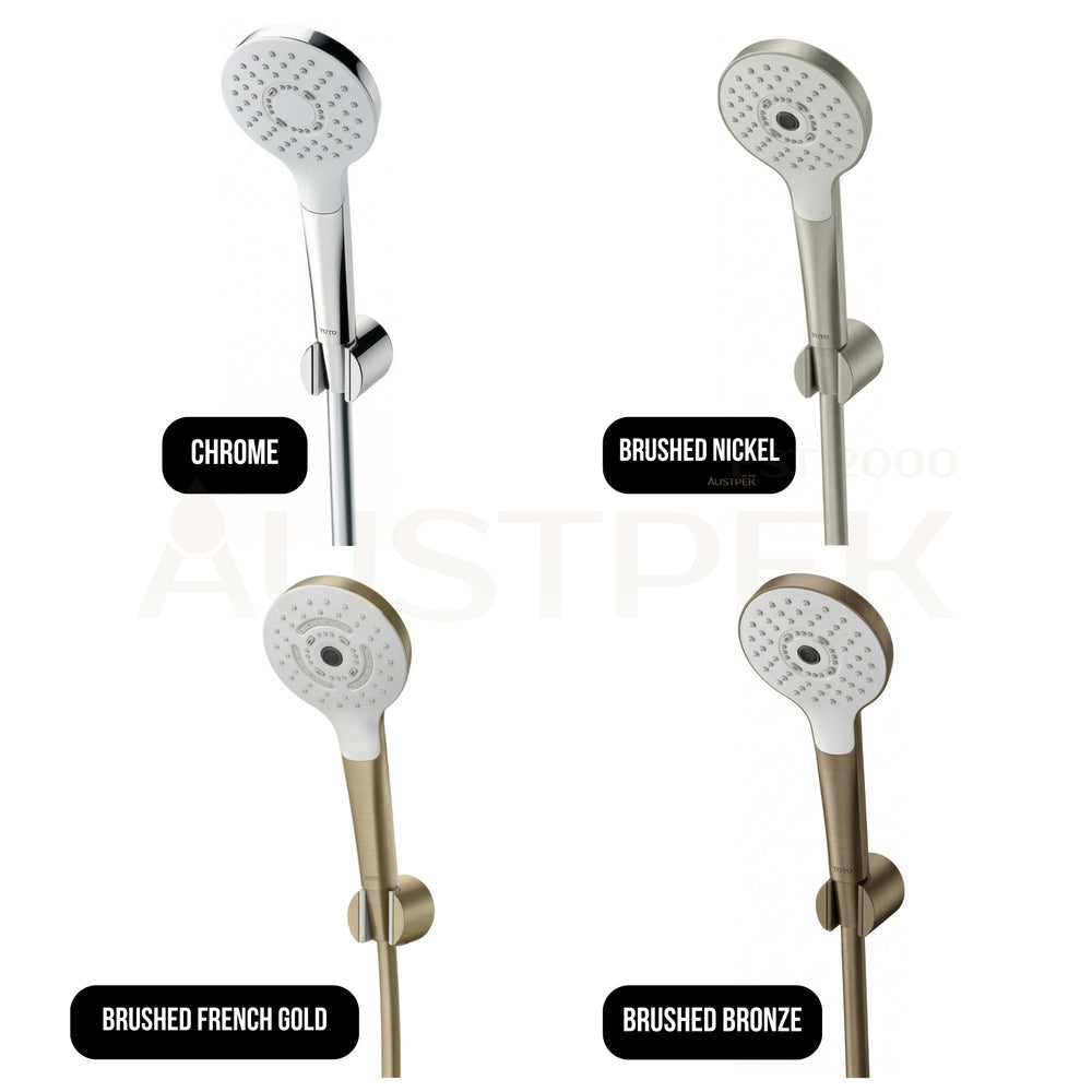 TOTO G SELECTION ROUND 1-MODE HAND SHOWER WITH HOSE 110MM BRUSHED BRONZE