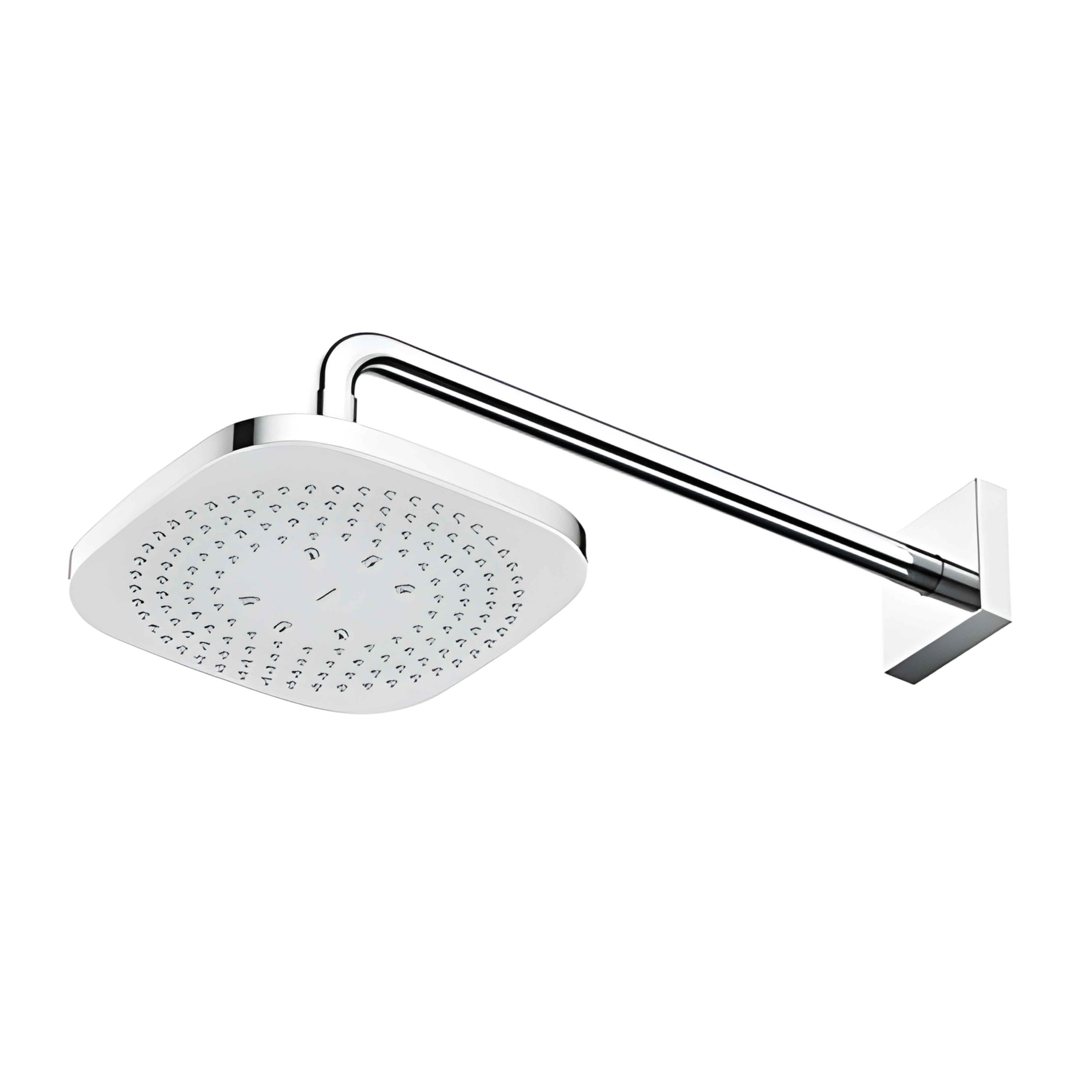 TOTO G SELECTION SQUARE SHOWER HEAD WITH SHOWER ARM 220MM CHROME