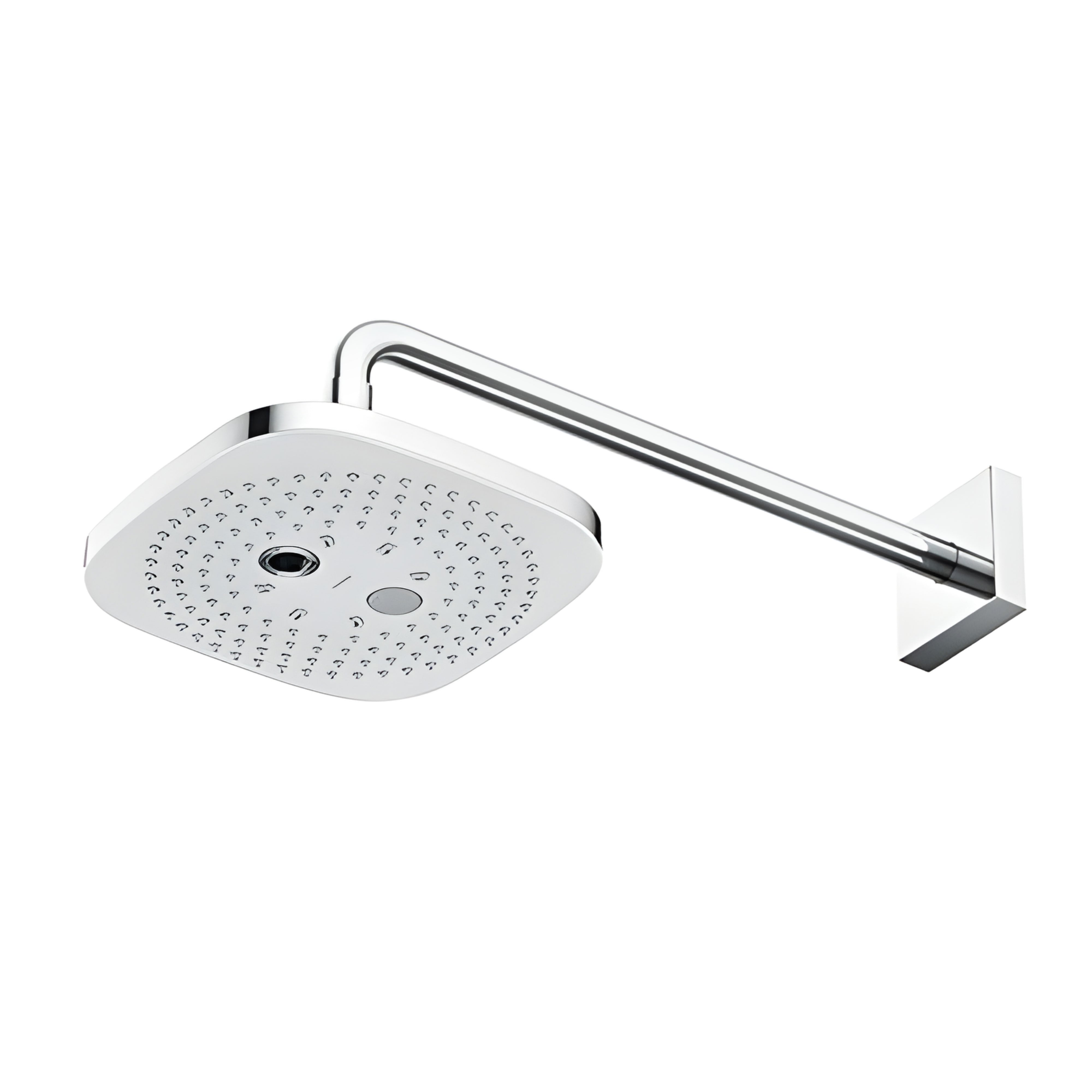 TOTO G SELECTION SQUARE SHOWER HEAD WITH SHOWER ARM 220MM CHROME