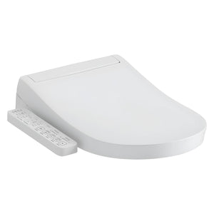 TOTO HAYON RIMLESS WALL HUNG TOILET AND S2 WASHLET W/ SIDE CONTROL PACKAGE D-SHAPE GLOSS WHITE