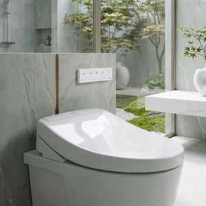 TOTO S5 WASHLET WITH REMOTE CONTROL ELONGATED GLOSS WHITE