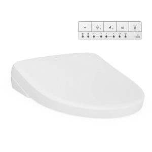 TOTO AVANTE WALL HUNG RIMLESS TOILET AND S7 WASHLET W/ REMOTE CONTROL AND AUTOLID PACKAGE ELONGATED GLOSS WHITE