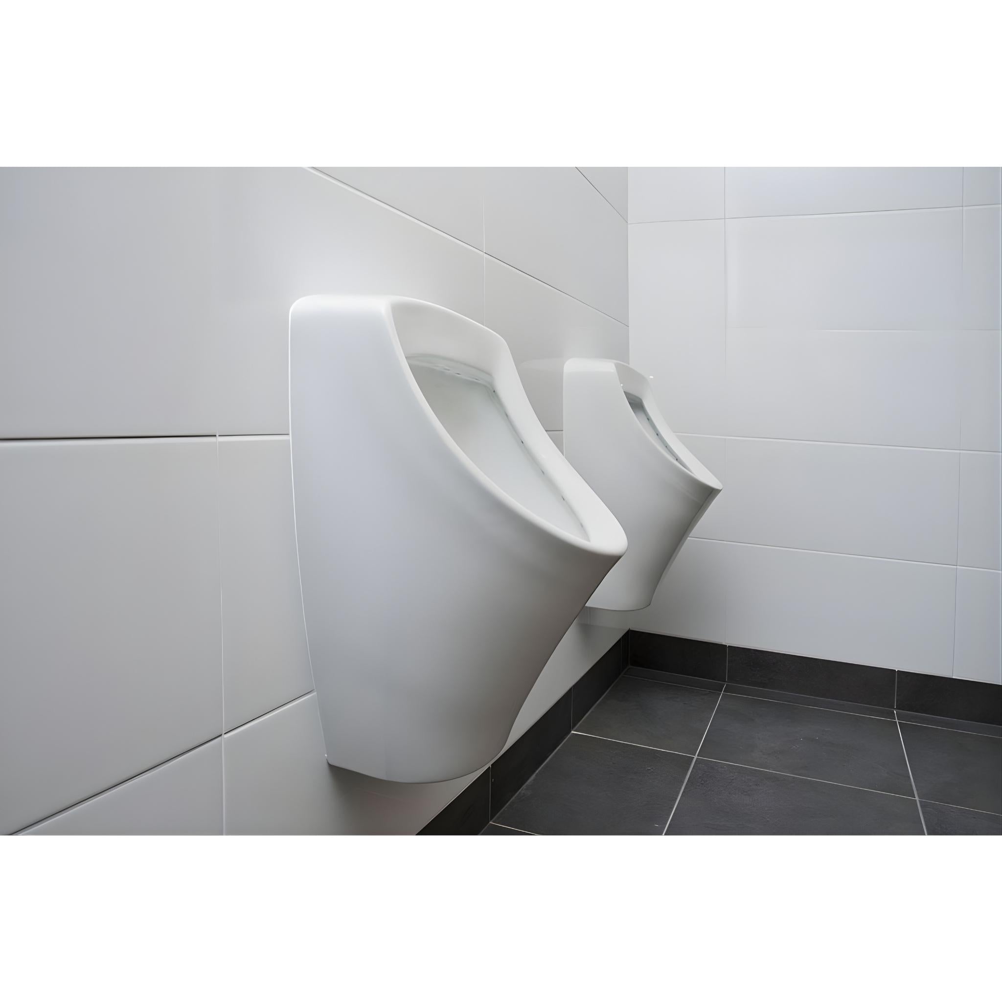 TURNER HASTINGS TEIDE WALL HUNG URINAL BACK INLET GLOSS WHITE