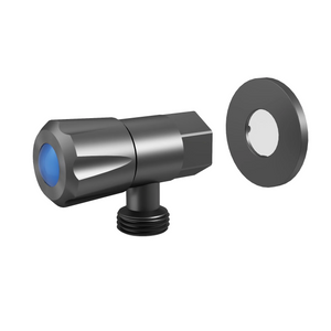AMOZA MINI CISTERN TAP WITH COVER PLATE GUN METAL