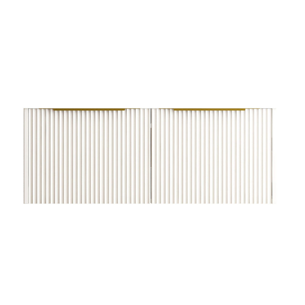 INFINITY THENA WHITE 1200MM DOUBLE BOWL WALL HUNG VANITY