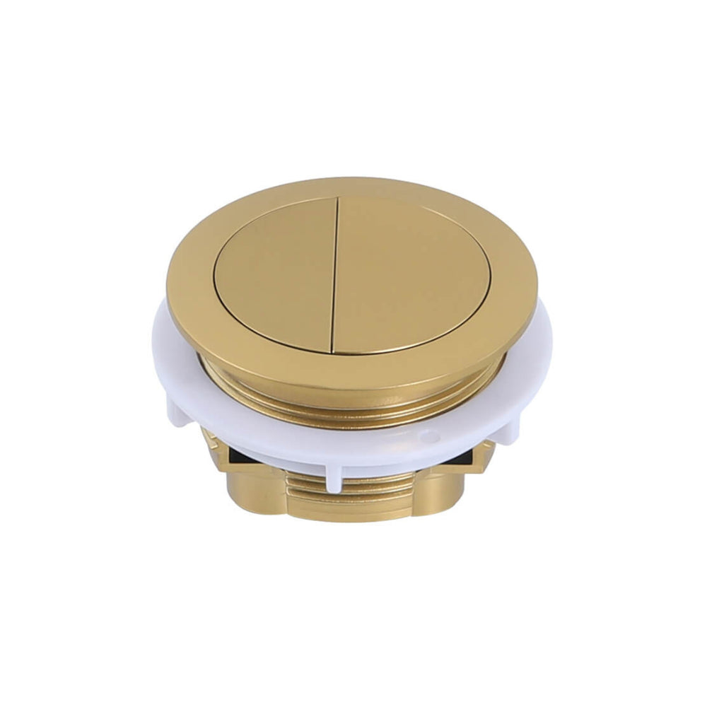 TURNER HASTINGS ROUND FLUSH BUTTON BRUSHED BRASS