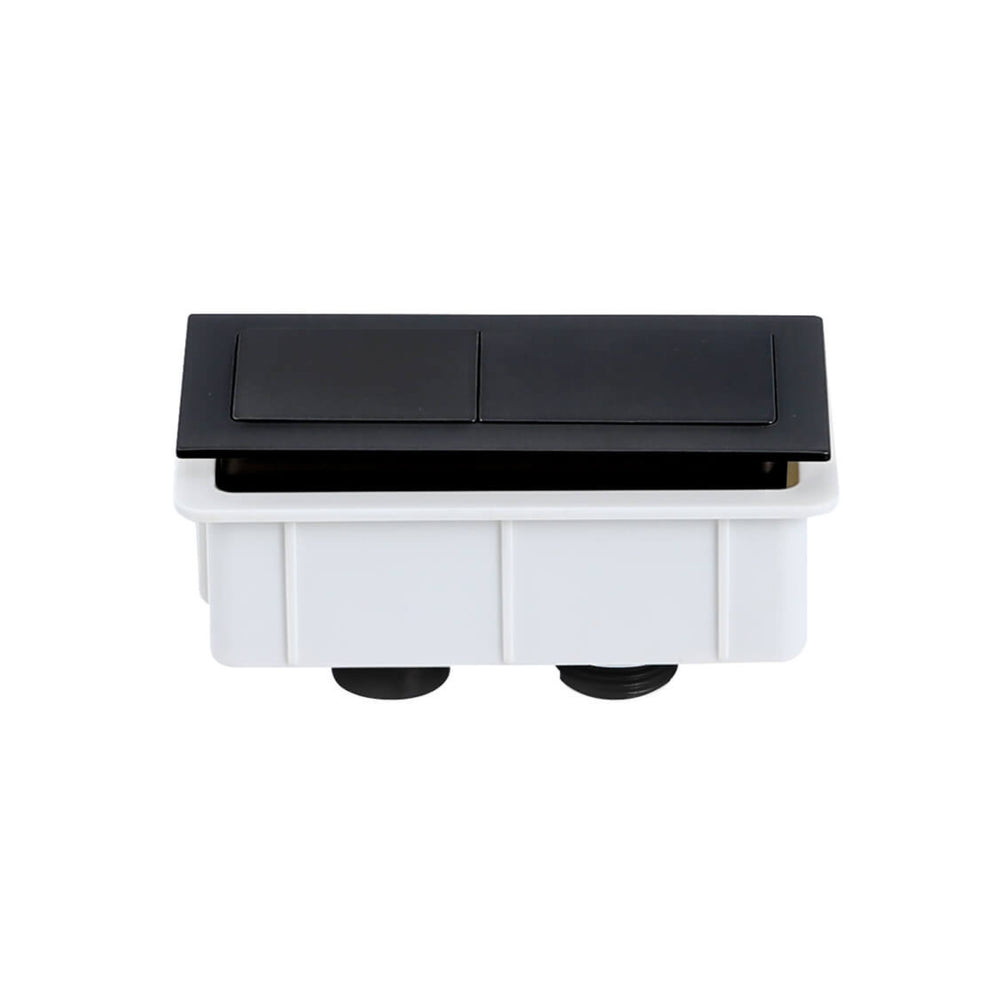 TURNER HASTINGS RECTANGLE FLUSH BUTTON MATTE BLACK