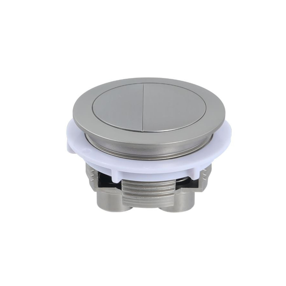 TURNER HASTINGS ROUND FLUSH BUTTON BRUSHED NICKEL