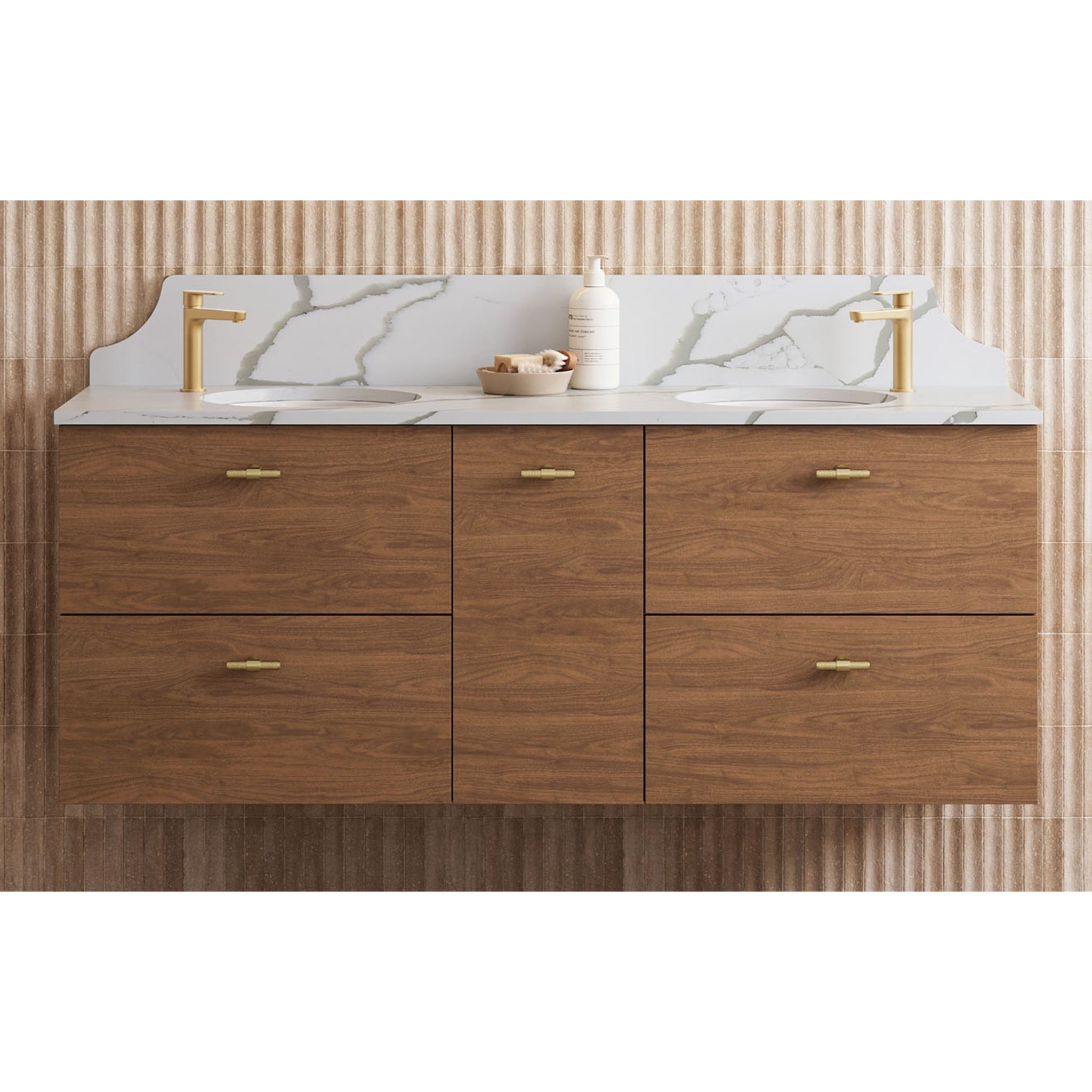 TIMBERLINE LAMINEX SEPIA WALNUT ABSOLUTEGRAIN® CABINET SAMPLE