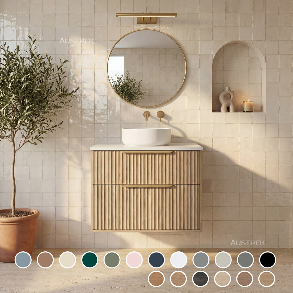 TIMBERLINE SAVOY CUSTOM WALL HUNG VANITY (ALL SIZING)