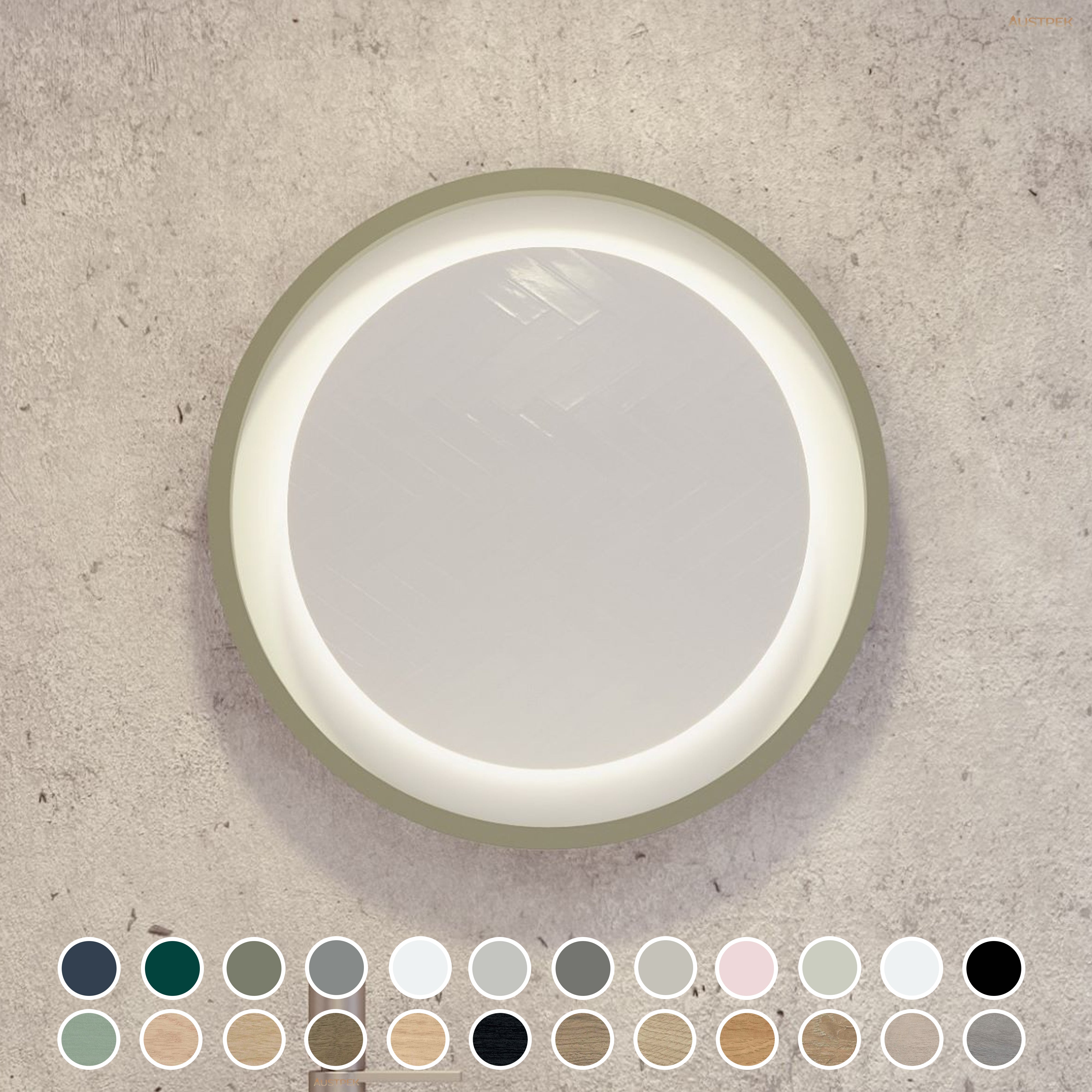 TIMBERLINE BROOKLYN FRAMED CUSTOM MIRROR 600X415MM