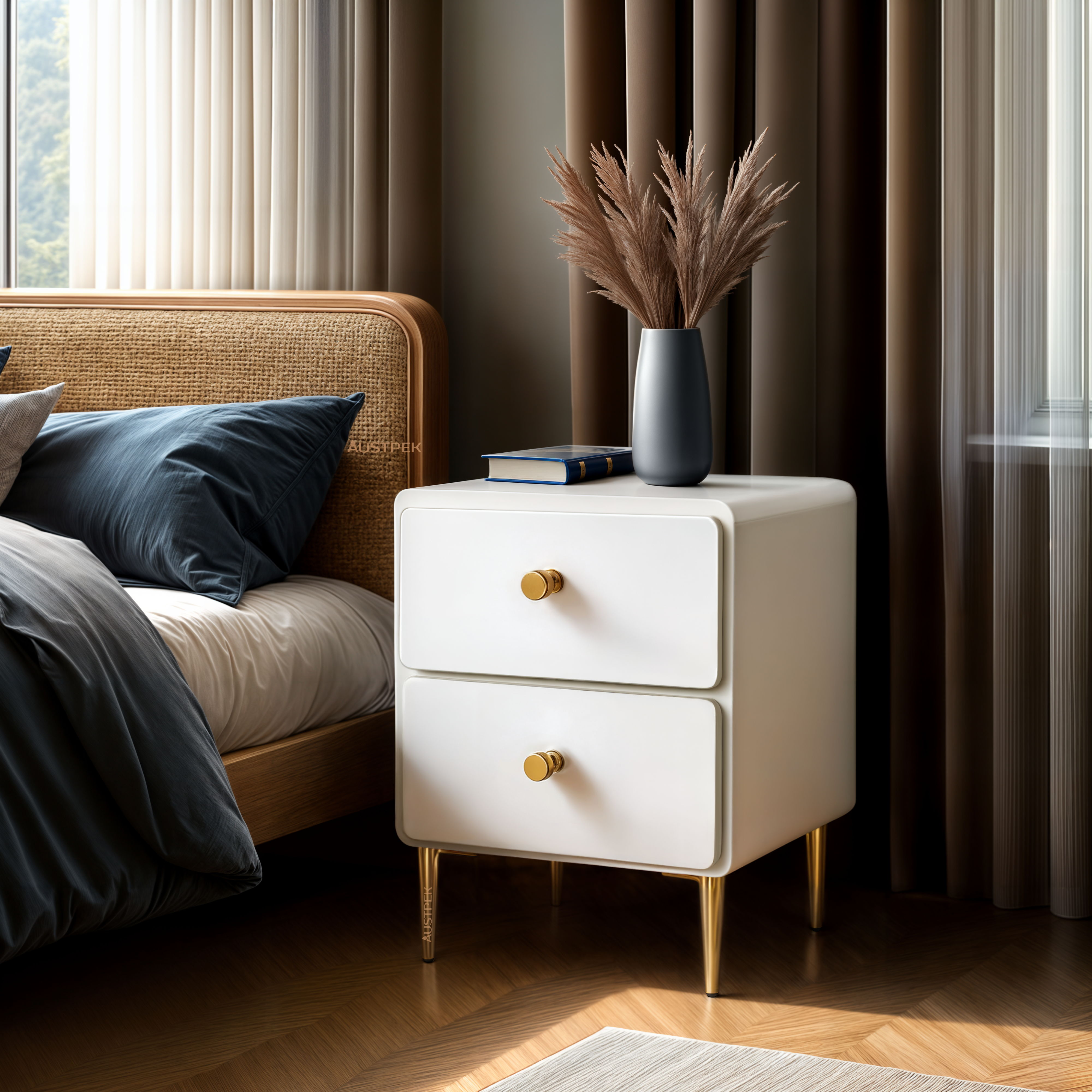 TIMBERLINE COLBY CUSTOM BEDSIDE TABLE 450MM