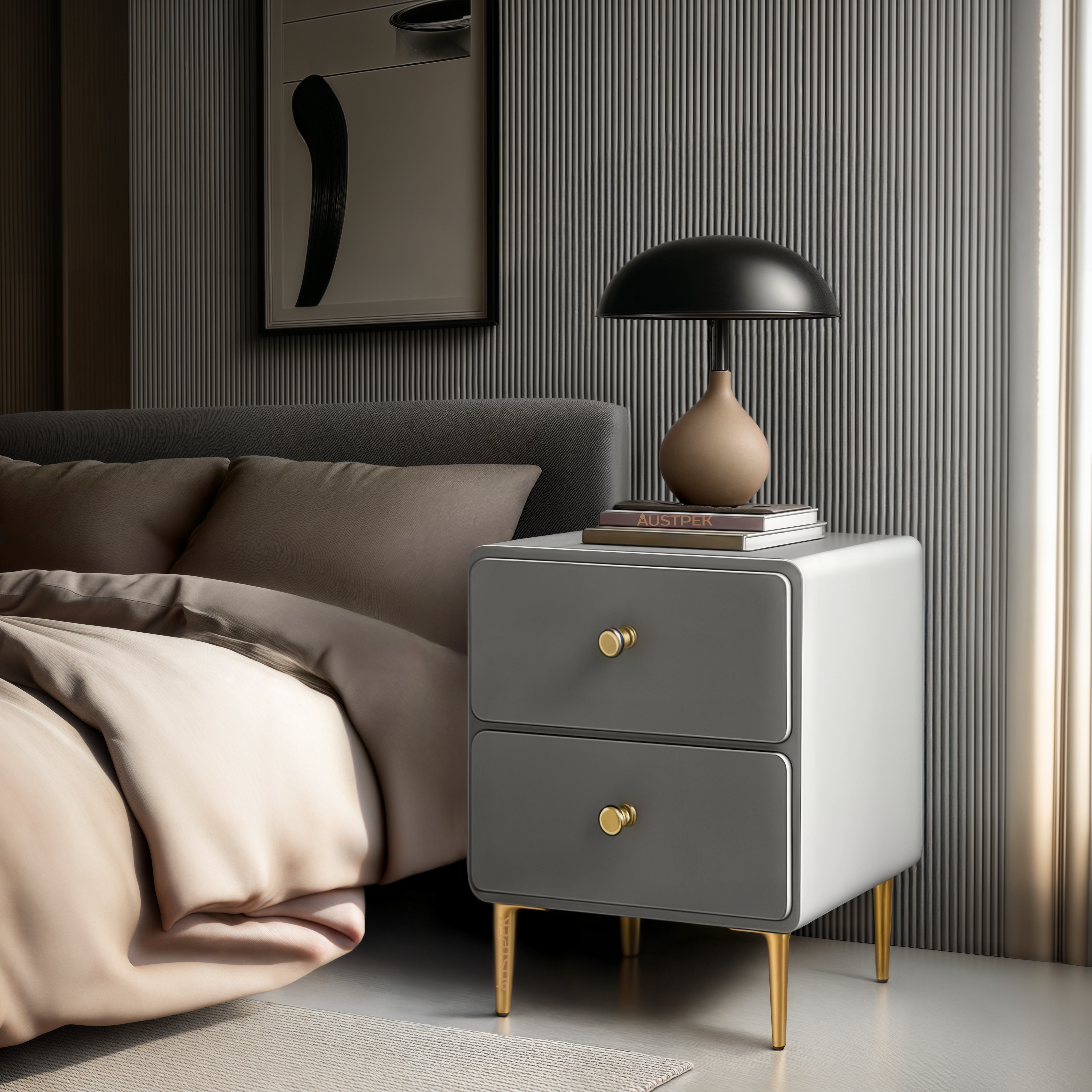 TIMBERLINE COLBY CUSTOM BEDSIDE TABLE 450MM