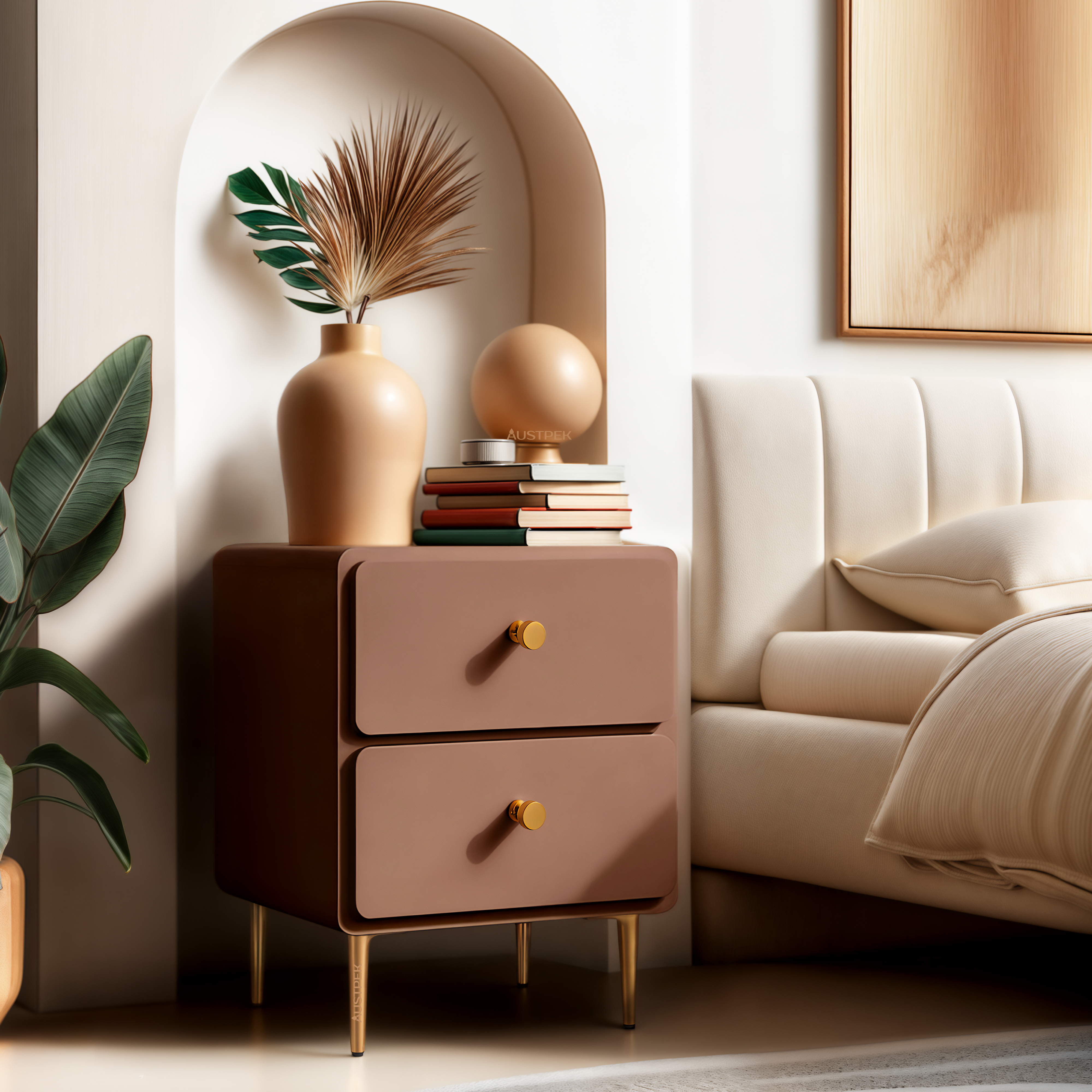 TIMBERLINE COLBY CUSTOM BEDSIDE TABLE 450MM