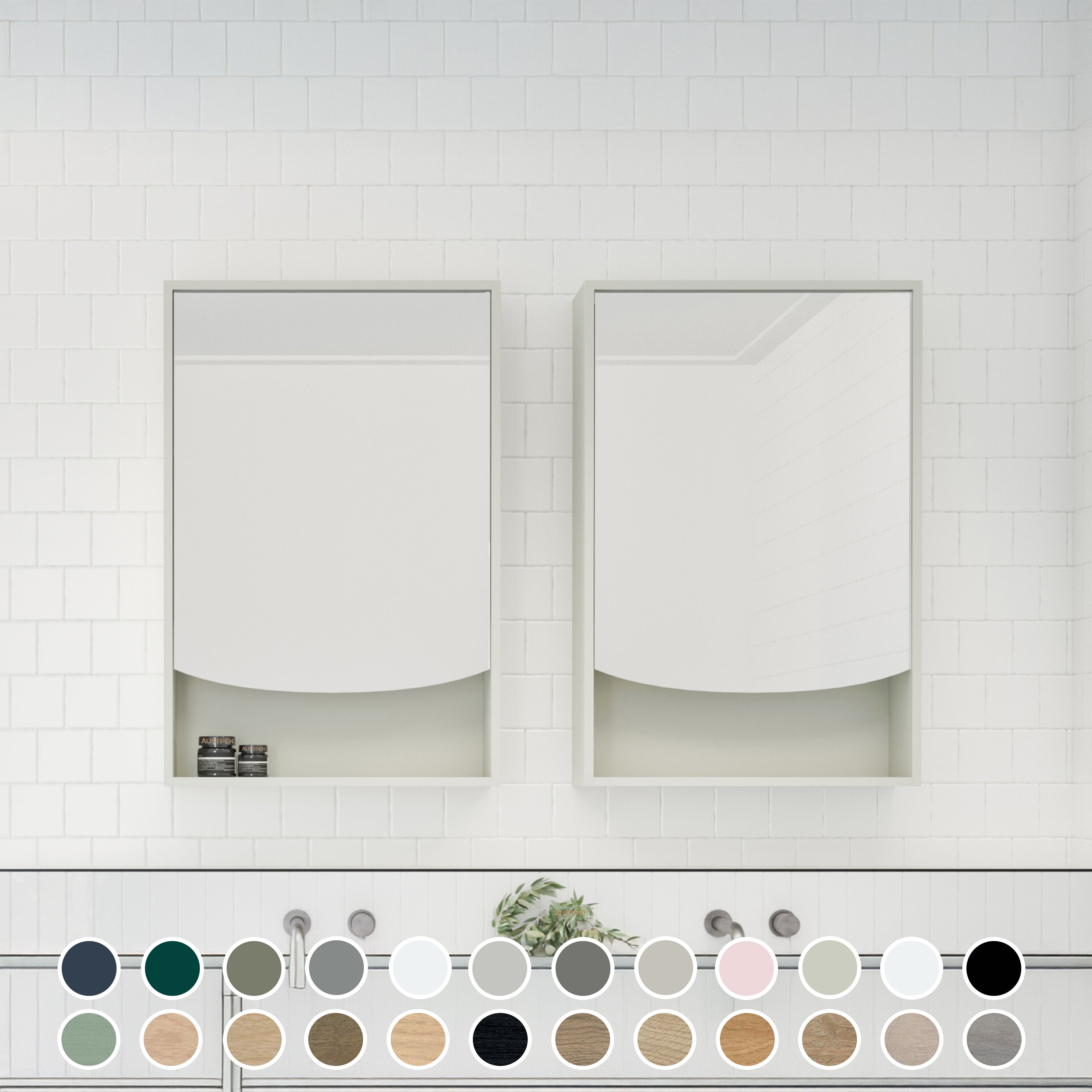 TIMBERLINE PURE BLISS CUSTOM SHAVING CABINET 600X900MM