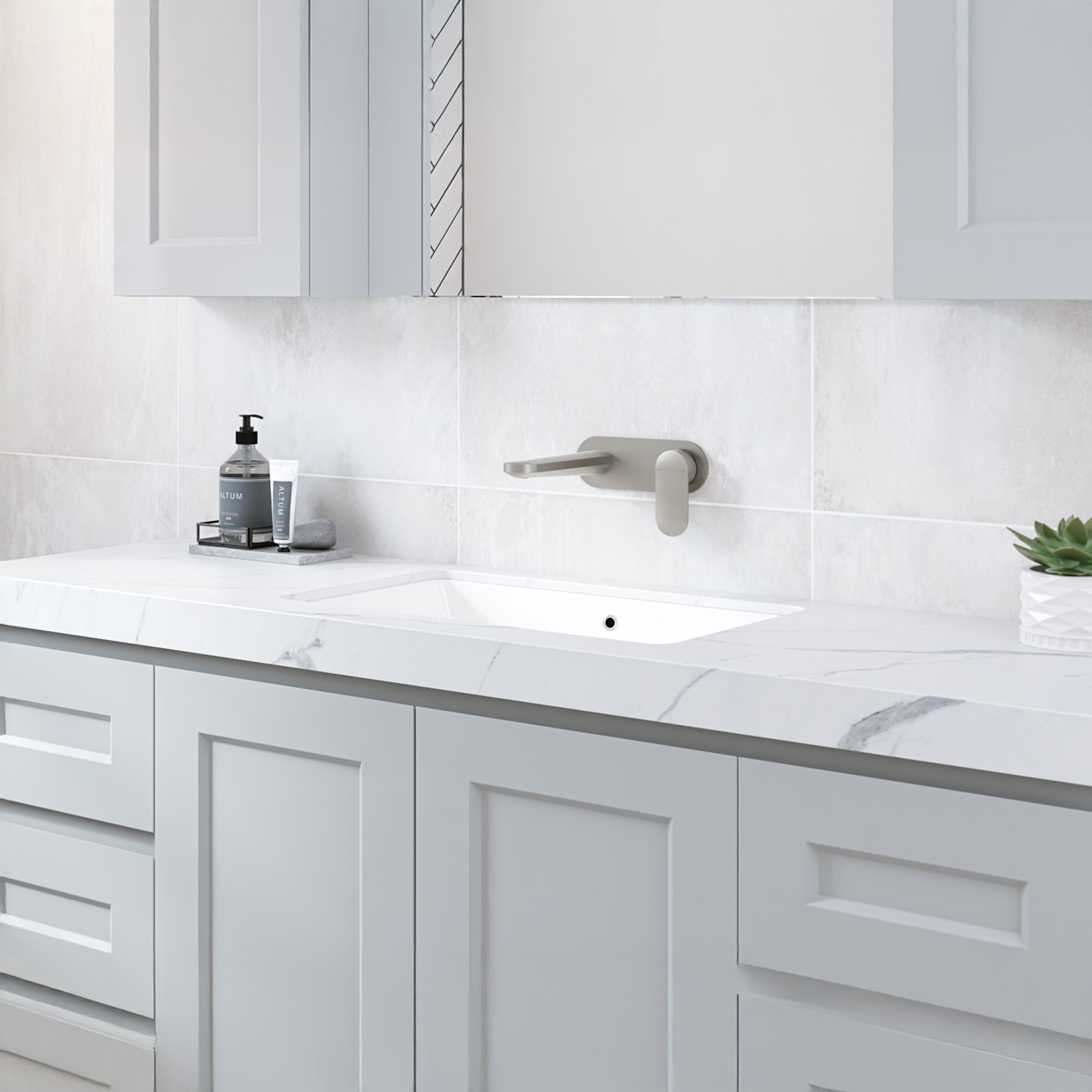 TIMBERLINE RECTANGLE UNDER COUNTER BASIN GLOSS WHITE 530MM