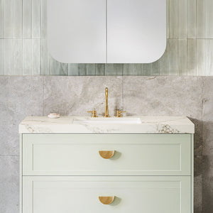 TIMBERLINE RECTANGLE UNDER COUNTER BASIN GLOSS WHITE 530MM