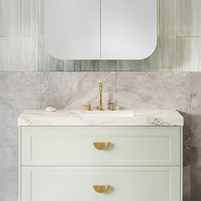 TIMBERLINE RECTANGLE UNDER COUNTER BASIN GLOSS WHITE 530MM