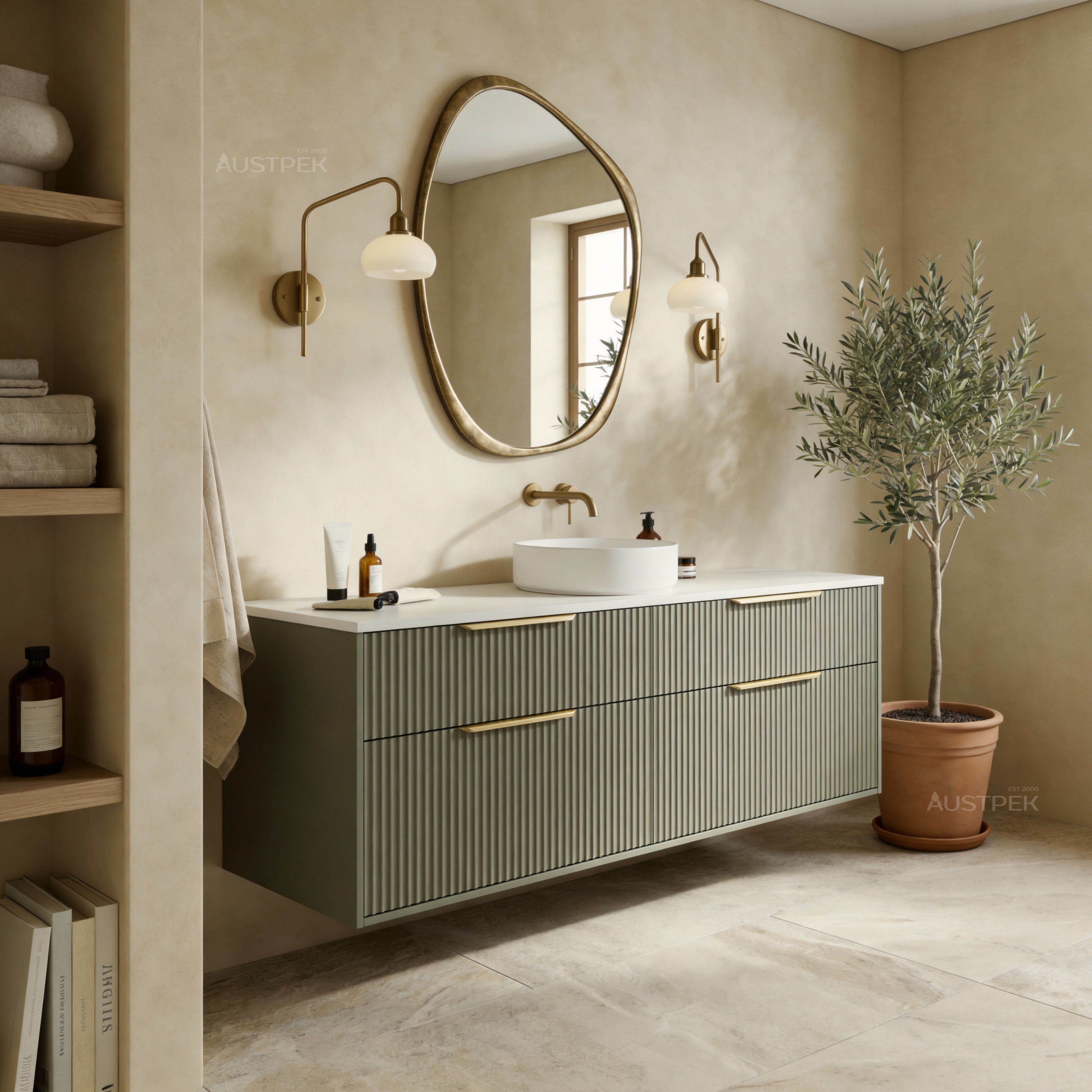 TIMBERLINE SAVOY CUSTOM WALL HUNG VANITY (ALL SIZING)