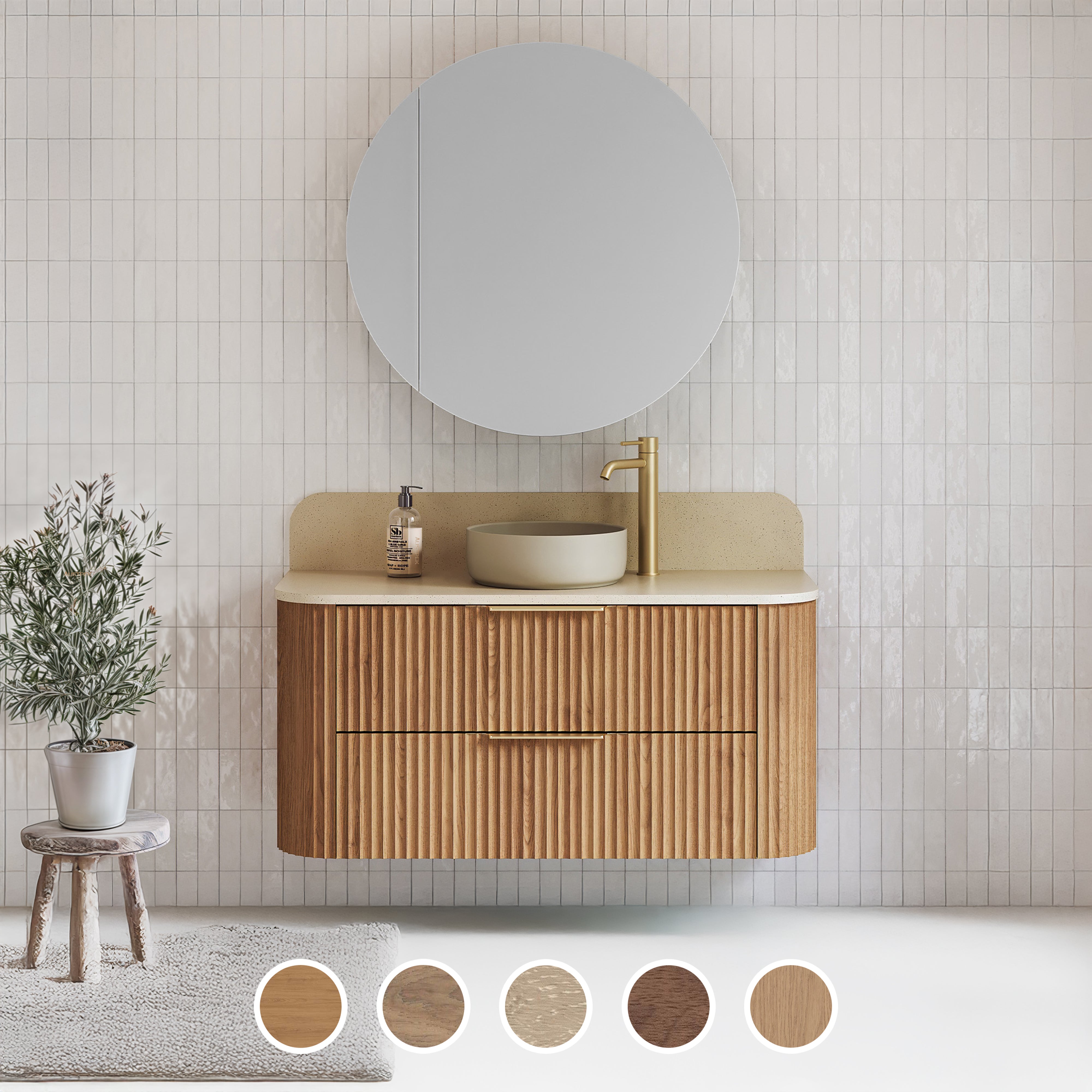 TIMBERLINE SOCOA CUSTOM WALL HUNG VANITY (ALL SIZING)